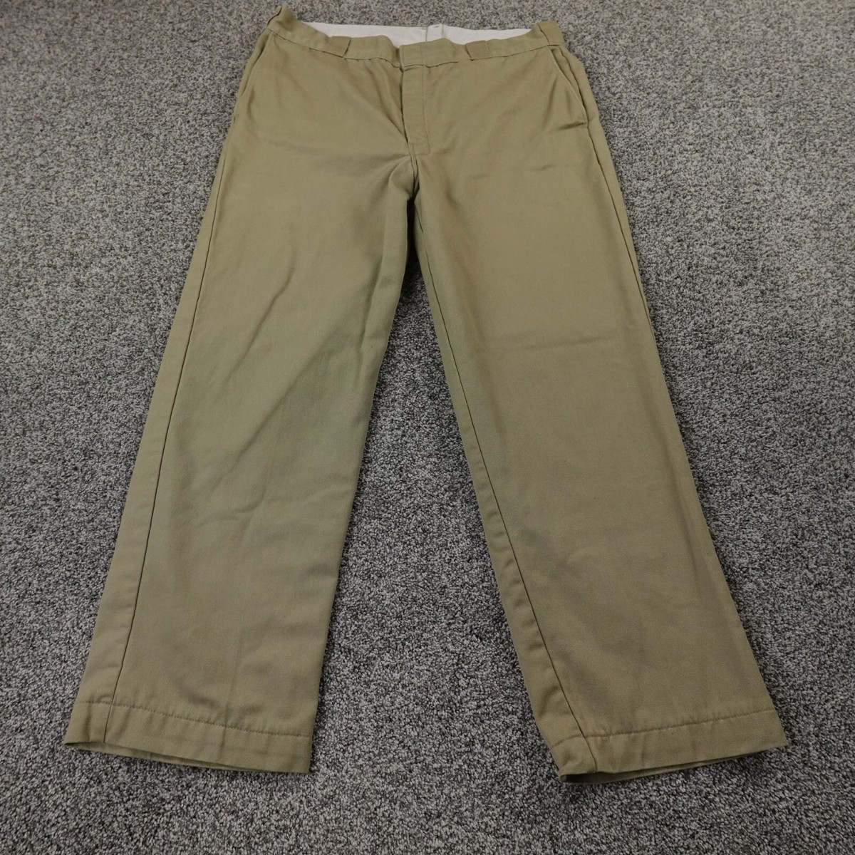 Dickies Pants Mens 36X29 Beige Chino Trouser Flannel Blanket Dickies Pants Mens 36X29 Beige Chino Trouser Flannel Blanket
