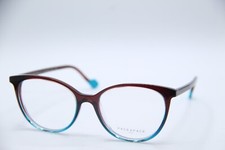 NEW FACE A FACE NORMA 2 COL.1102 BURGUNDY TEAL AUTHENTIC EYEGLASSES 53-17