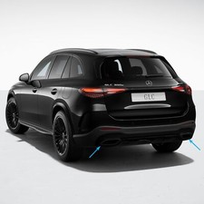 Terminali di Scarico Nightpack GLC SUV X254 Nero Lucido Originali Mercedes-Benz