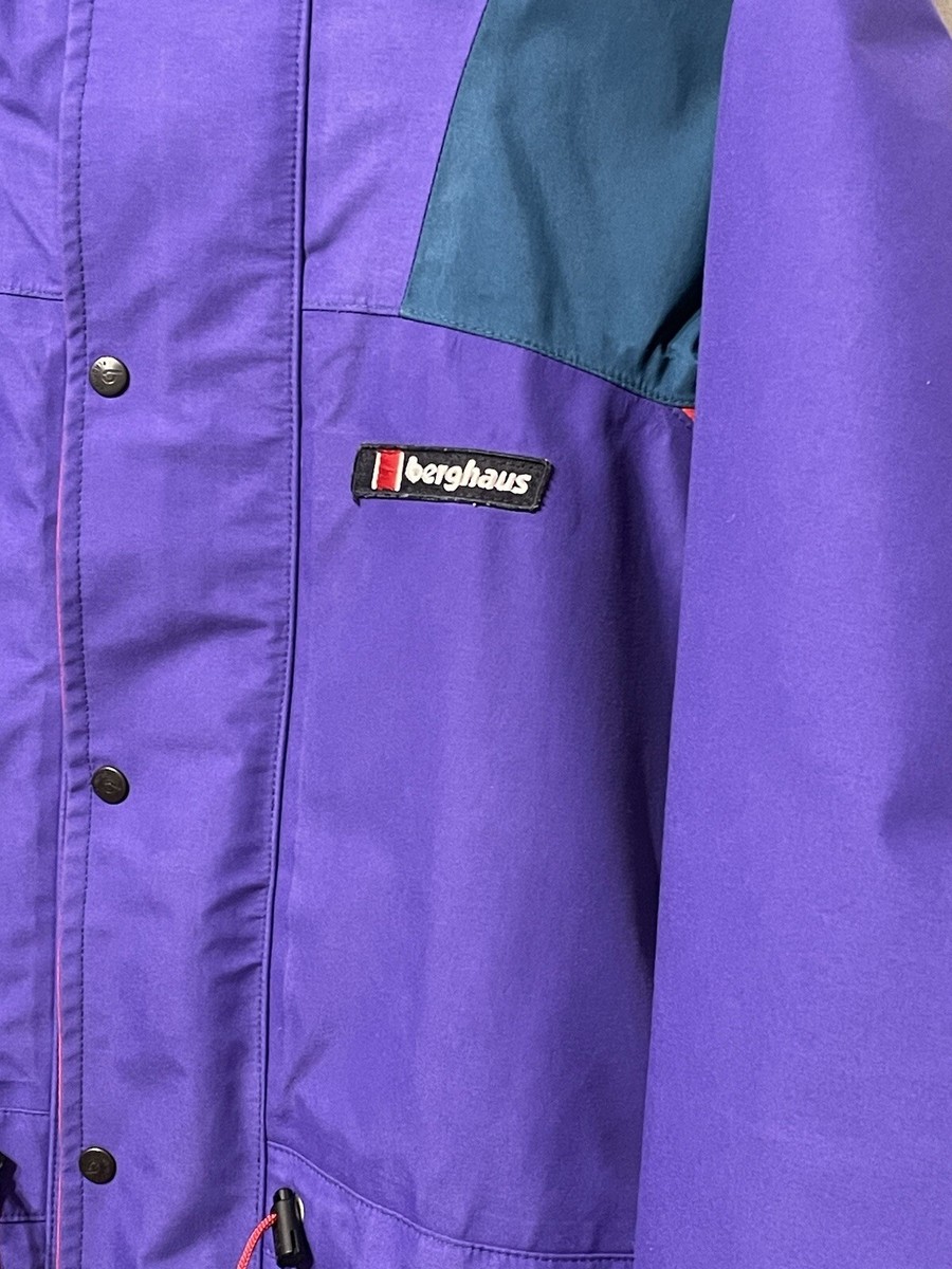 Berghaus Vintage Alpine Extreme Mens Jacket hood Rain Coat Gore