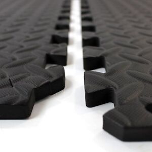 mats interlocking floor gym foam exercise soft eva office garage mat play flooring leaf cm pattern tiles