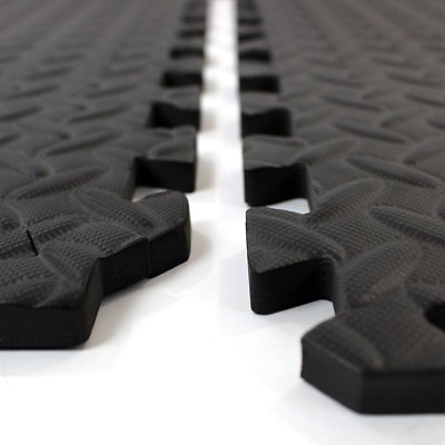 BLACK Tappetini incastrabili EVA Schiuma ESP esercizi palestra GARAGE CASA UFF.