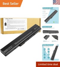 Replacement Battery for ASUS Laptops - 5200mAh, Overcharge Protection Included