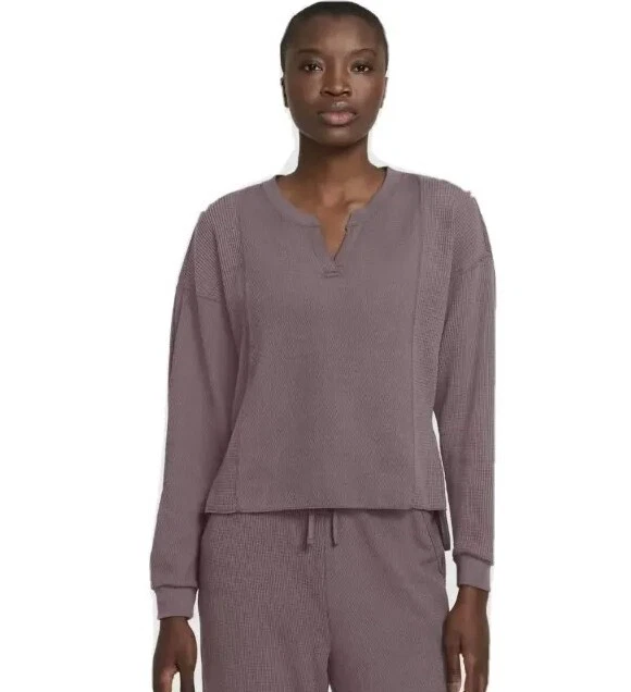 Nike women's dri fit yoga sweatshirt cheap