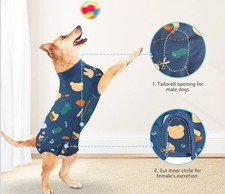 Suitical Recovery Suit for Dogs  Spay and Neutering Dog Surgery Recovery Suit