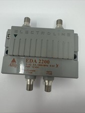 Electroline Eda2200 2-port Low Noise Catv Amplifier 11db
