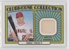 2021 Topps Heritage High Number Clubhouse Collection Relics Mike Trout 5m1