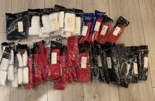 45 Sports Wristbands Headbands Bulk Lot New Athletic Sweat Bands Mix Colors