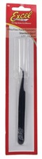 Excel Tools Slanted Fine Point Tweezers Blue 30423