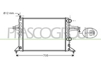 Prasco KüHler WasserküHler MotorküHler FüR Opel Astra G CC 1.2 16V 1.4