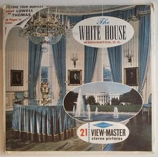 1964 White House Washington D.C. View Master Packet A793 3 Reel Set  Book