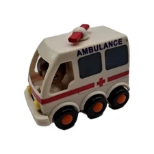Toysmith Zoomsters Funny Rescue Team Ambulance  2010 Works Great!