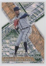 2019 Elite Extra Edition Status Emerald Die-Cut 3/49 Jasseel De La Cruz #118 s3g