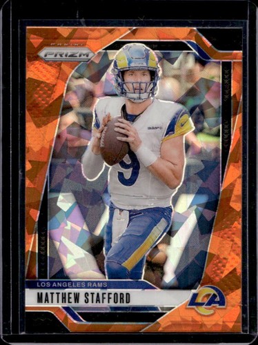 2024 Panini Prizm Matthew Stafford Orange Ice #166 Rams