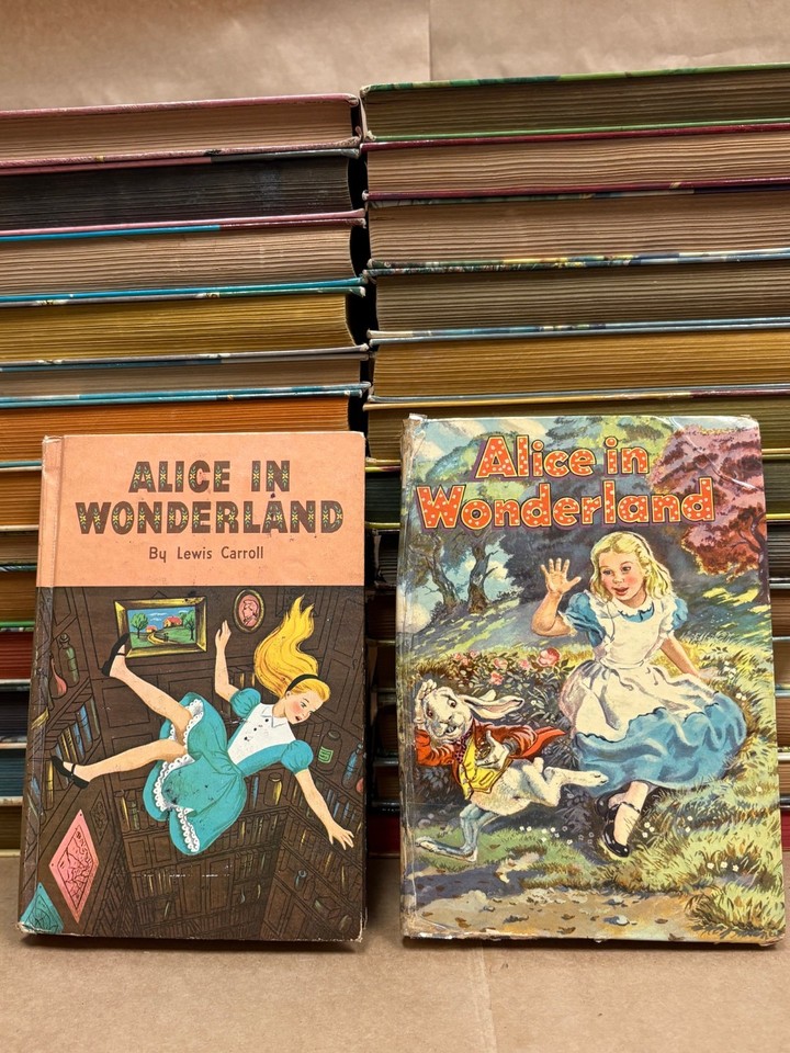 28 Classic Literature 1950-1960 cello cover hardcover Whitman Book set ...