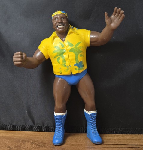 WWF LJN 1988 SD SD Jones In Yellow Hawaiin Shirt A...