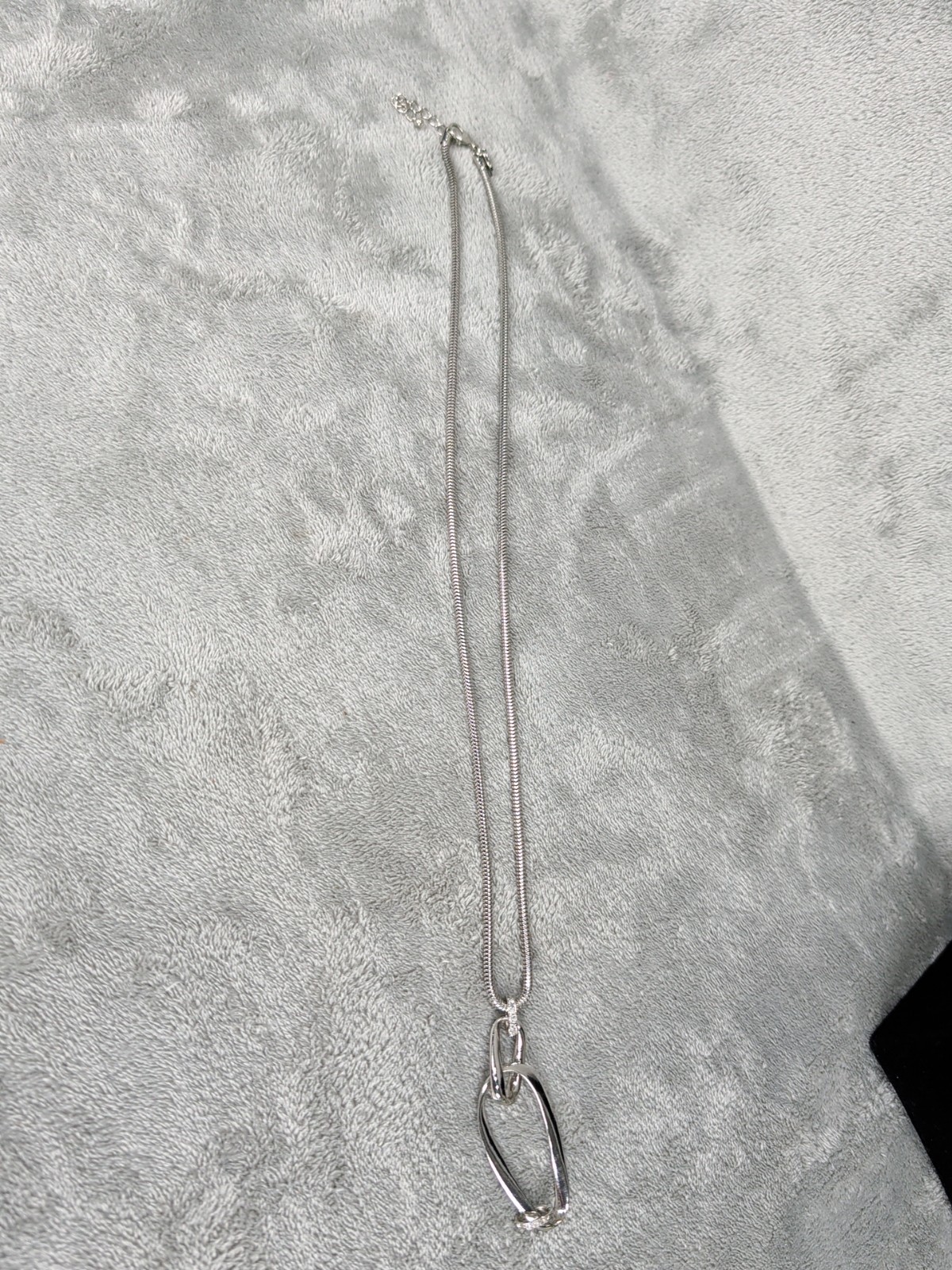 Charming Charlie Interlocking Double Loop Pendant… - image 4