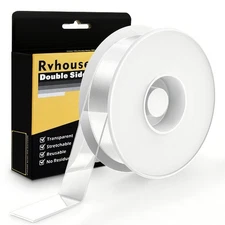 Double Sided Tape Heavy Duty Clear Nano Mounting with 1.18 x 80, 