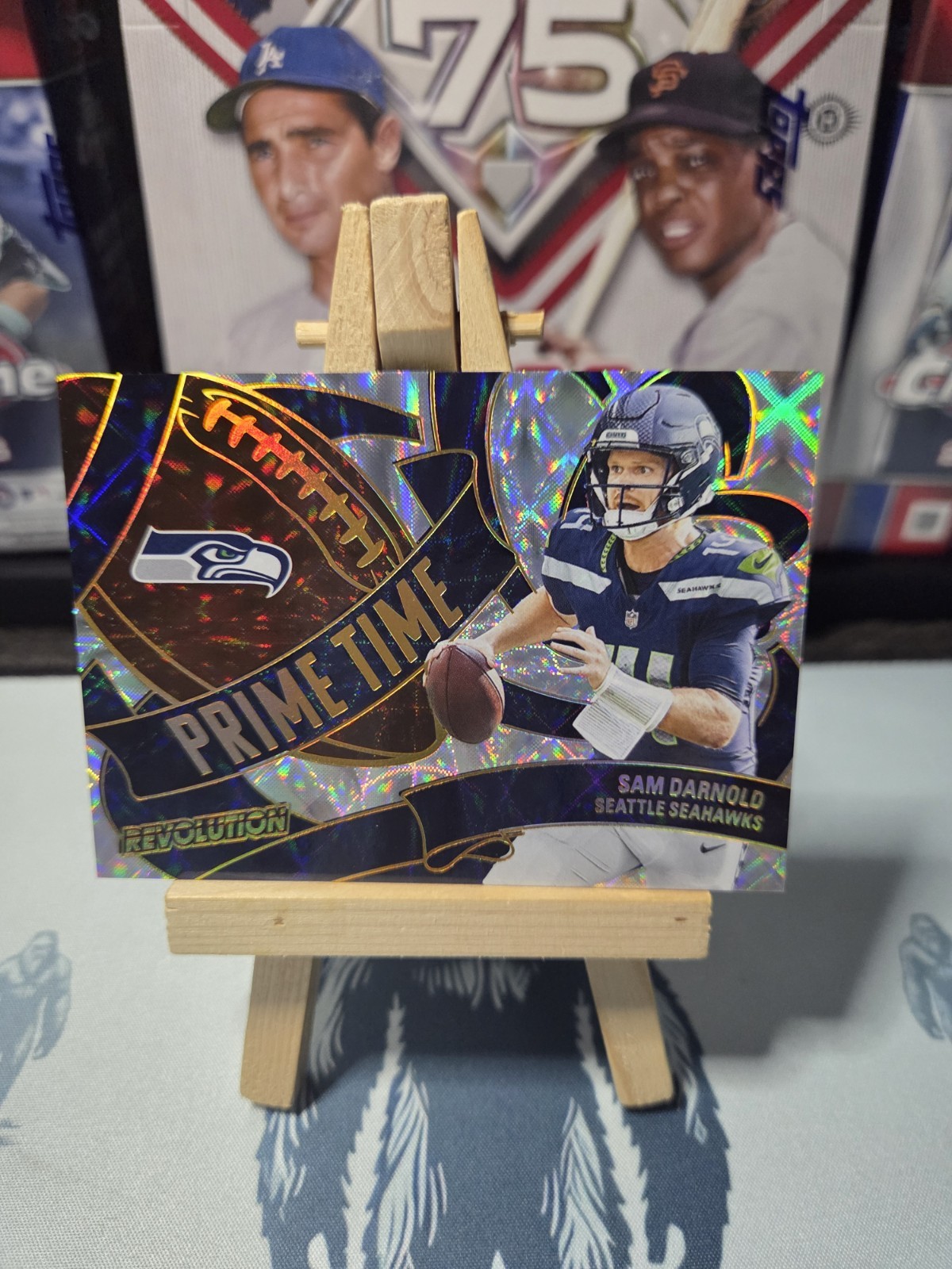2025 Panini Revolution Sam Darnold Prime Time CASE HIT #16 - Seahawks 