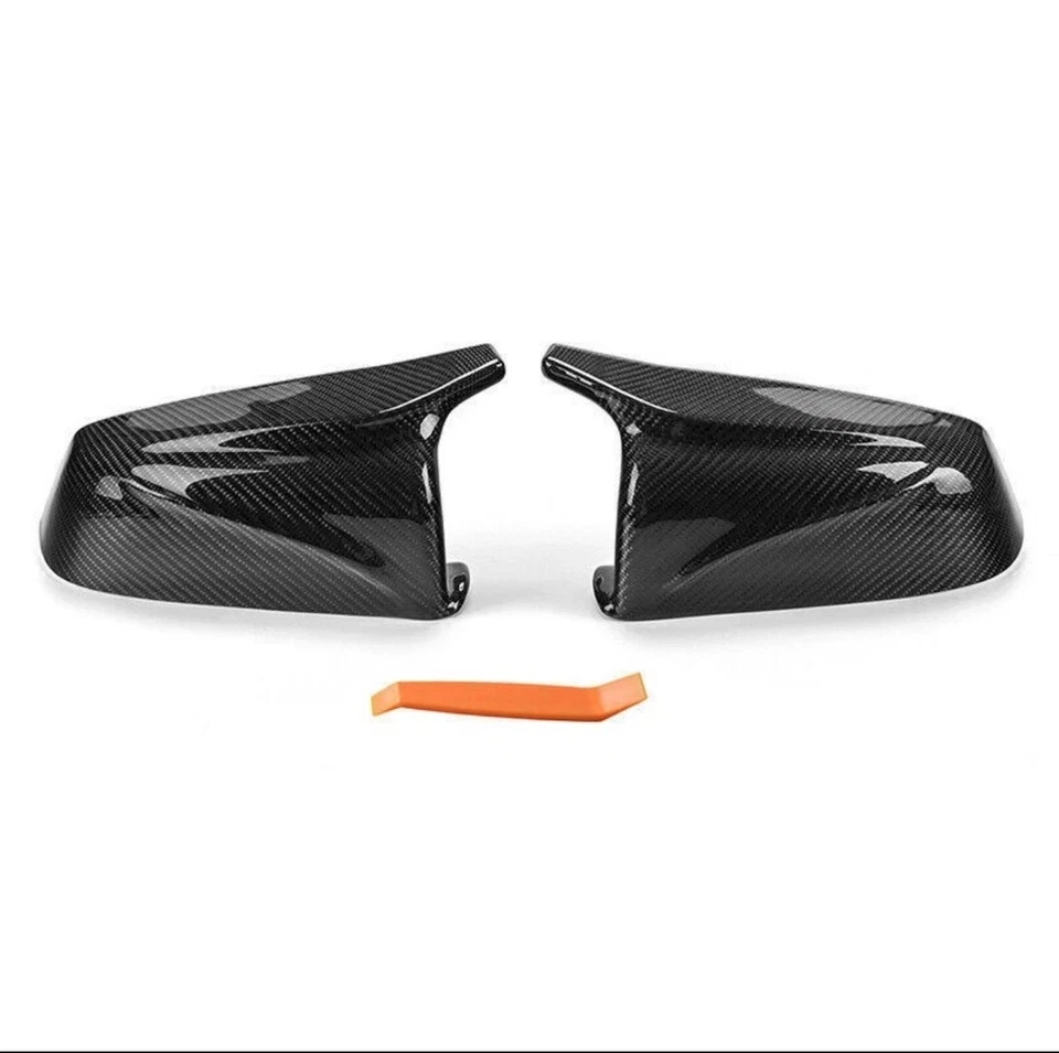 Cubierta de espejo lateral de fibra de carbono 3K REAL para BMW E60 E63 E64 07-13 Foto 3 de 4