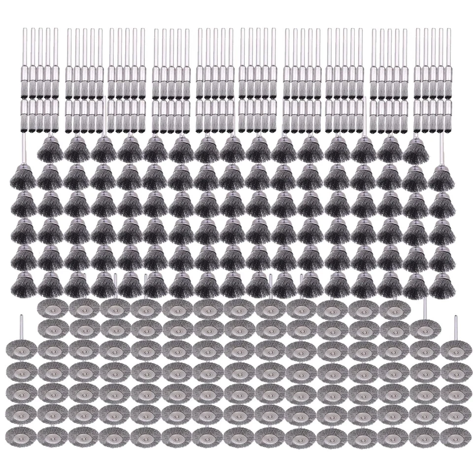 Juego de cepillos de alambre de acero inoxidable duradero, 300 piezas Foto 3 de 4