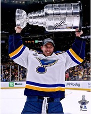 Jordan Binnington Blues 2019 SC Champs Signed 16