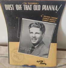 (Oh Suzanna) Dust Off That Old Pianna Feat. Ozzie Nelson 1935 Sheet Music 