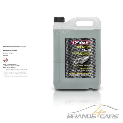 WYNNS WYNN’S 5 L OFF CAR DPF CLEANER SPÜLFLÜSSIGKEIT PARTIKELFILTER REINIGER 52301483