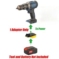 Adapter Upgrade for Hercules 20v Tool To for Bauer20v Battery/Low Voltage Cutoff
