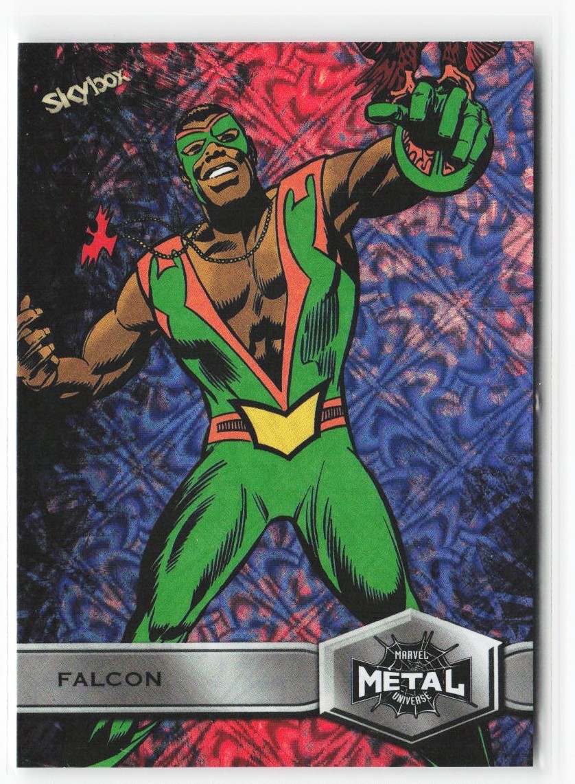 Falcon 2022 SkyBox Metal Universe Spider-Man Grandiose #126