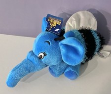 Rare Disney Winnie The Pooh Blue Heffalump Bee Bean Bag 9" Plush With Tags