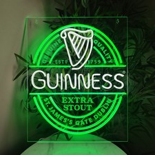 Guinness Neon LED Wall Sign – Extra Stout Design | Official Guinness Light Sign