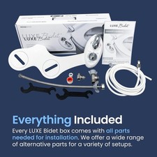 LUXE Bidet NEO 320 - Hot and Cold Water, Self-Cleaning, Dual Nozzle, Non-Electri
