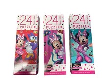 Set of 3 Cardinal's Disney's Minnie Mouse Puzzles