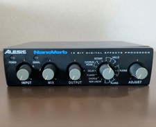 Alesis NanoVerb Digital Effects Processor With Adapter Used Some Defects