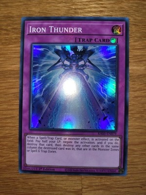 Iron Thunder Super Rare RA05-EN079 English Yugioh 1st Edition