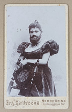 CDV Bearded Lady - Circus Freak - P. T. Barnum