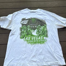Monster Energy Cup Las Vegas T-Shirt Motocross Event Graphic Tee S-5XL