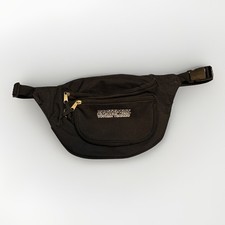 90s VTG Eastsport Outdoor Company Fanny/Waist Pack Black 3 Zipper Belt Bag