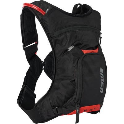 USWE Rucksack mit Trinksystemvorrichtung MTB Hydro 3 Schwarz/Rot