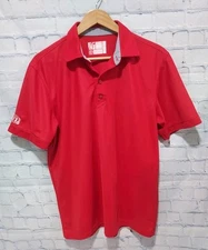 Chik Fil A Employee Polo Shirt Short Sleeve OOBE Uniform Size Medium Red