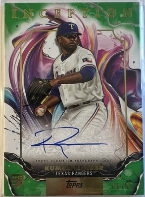 Topps 2025 Inception Kumar Rocker RESA-KR & Emerging Stars RC Auto /99