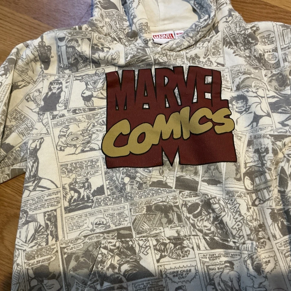 Marvel Comics Hooded Sweatshirt Youth Small - Image 3 of 4