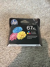 Brand New HP 67XL Tri-Color Ink Cartridge Unopened Exp 12/2027 3YM58AN140
