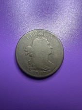 1807 Draped Bust Half Cent - US 1/2c Copper Coin (079)