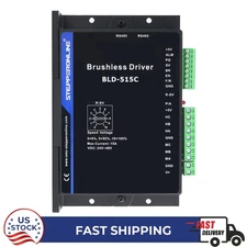 STEPPERONLINE Digital Brushless DC Motor Driver 24-48VDC Max 15A 400W 3-phase