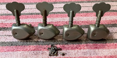 Vintage 60's Van Ghent Hagstrom Egmond Bass Guitar Tuners Tuning Pegs