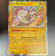 The Pokémon Company Pachirisu SV: Paldean Fates #138/091 Shiny Rare Holo ENG on eBay