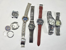 Vintage Men's Watches Lot of Six - Citizen, Timex, Lorus, Seiko, Benrus