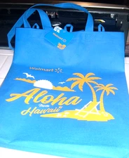 HAWAII NWT "WALMART ALOHA FROM HAWAII" W/TROPICAL DESIGN TOTE SHOPPING BAG